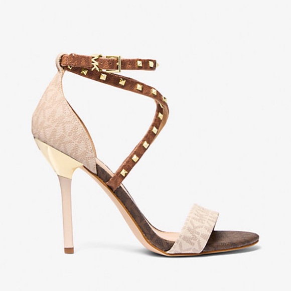 Astrid Studded Color-Brown beige
Signature Logo Sandal | Michael Kors - Picture 2 of 8